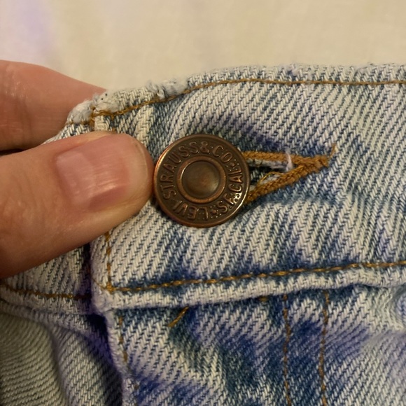 Vintage 90s Orange Tab Distressed Levi’s 550 Jeans Size 36 X 32 Relaxed Fit - Picture 7 of 16